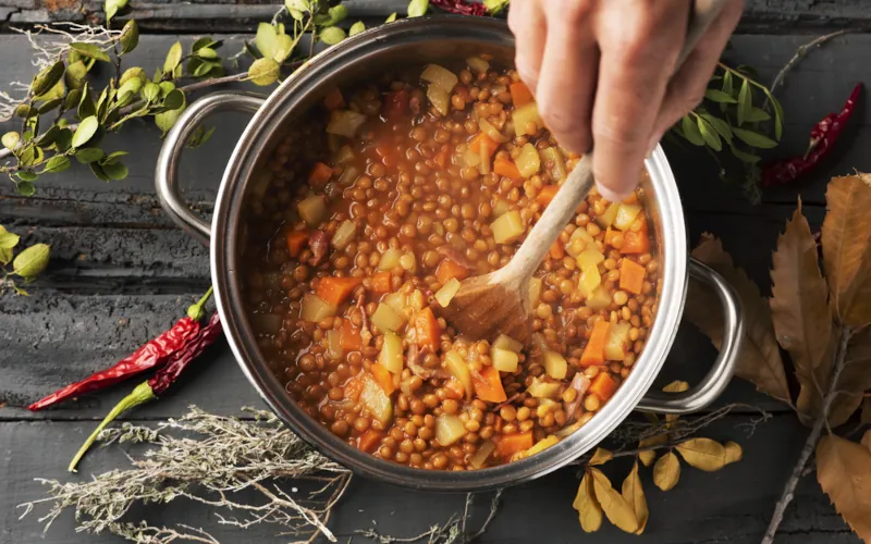 ragout de lentilles